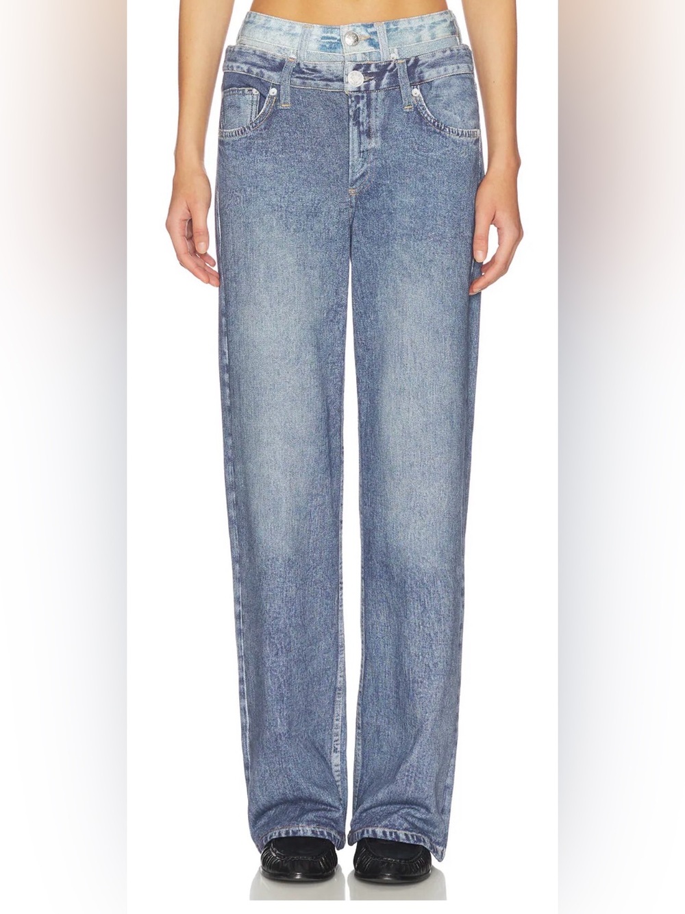 rag & bone Miramar Combo Terry Logan in Dark Double indigo